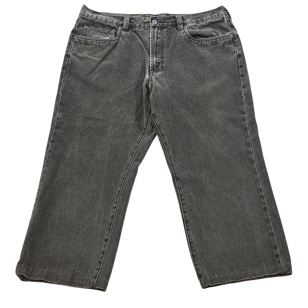 Tommy Bahama Classic Fit Jeans Mens 40x25 Green Denim Pants Cotton‎ - Hemmed